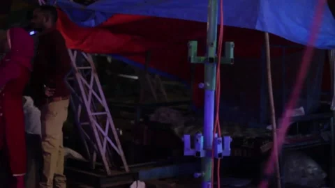 Amusement Park Stock Footage 208554909