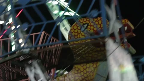 Amusement Park Stock Footage 208556736