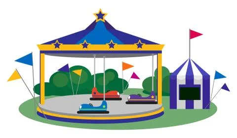 Amusement Park Illustrazione stock