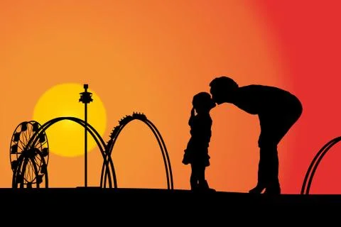 Amusement park Stock Illustration