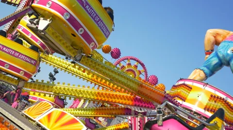Amusement Park Machine Stock Footage 51799296