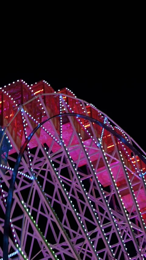 Amusement park at night Stock-Footage 291182109
