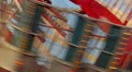 Amusement Park Ride In Motion HD Footage