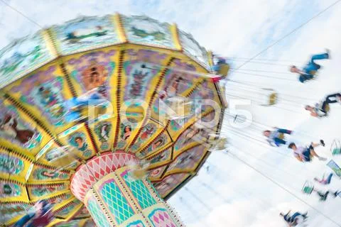 Amusement park ride Stock Photos