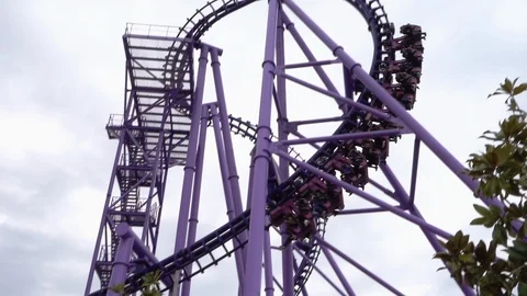 Amusement Park in Sochi Video stock 107827628