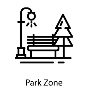 Amusement Park Vector Ilustración de archivo