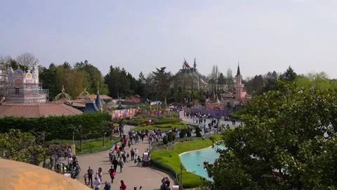 Amusement park views Stock Footage 174661872
