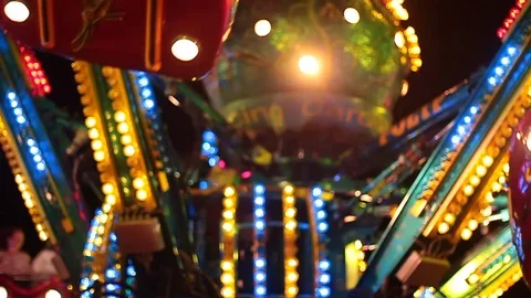 Amusement park,clouse up  Stock Footage 111688530