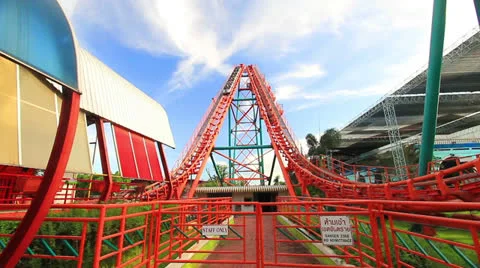 Amusement parks. Vídeos de archivo 24758949