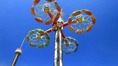 Amusement parks. Stock Footage 24934403