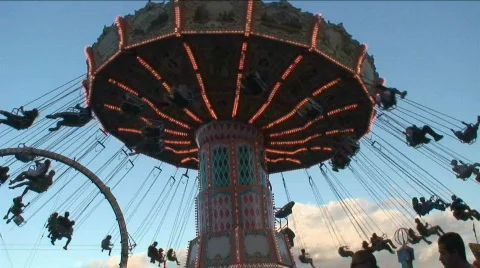 Amusement Ride  2 of 3 Stock Footage 401157