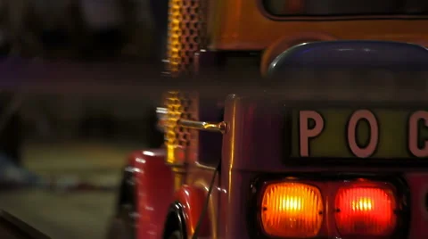 An amusement ride - close up Stock Footage 56810683