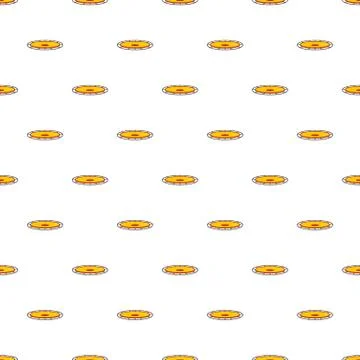 Amusement trampoline pattern seamless vector Stock Illustration