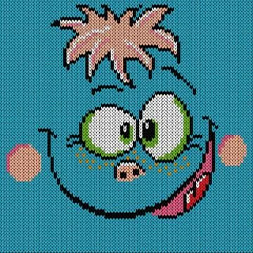 Amusing and happy smiley Stock Illustration