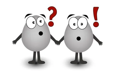 Amusing Easter eggs Stock Illustration