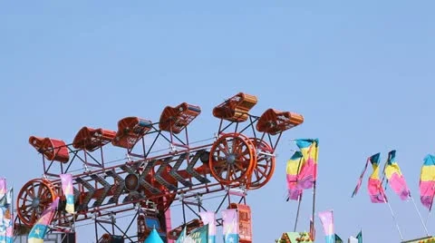 Amusment Park Stock Footage