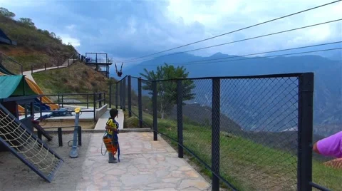 Amuzement park ride Stock Footage 42940671
