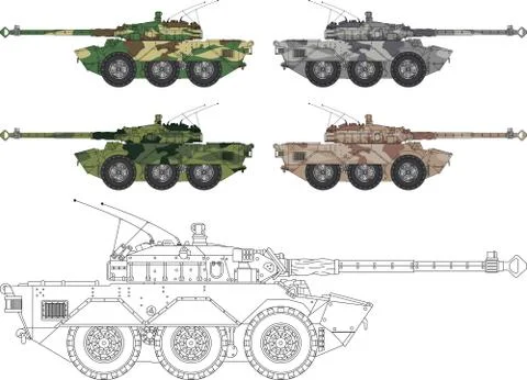 AMX 10RC Stock Illustration