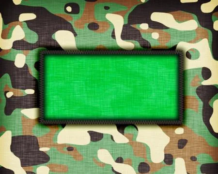Amy camouflage uniform, libya Stock Illustration