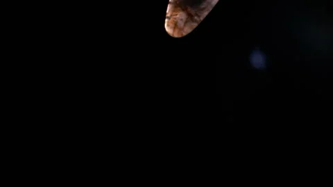 Amythyst Falling in Slow Motion HD Stock Footage 253058306