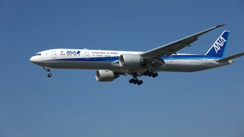 ANA 777 Stock Footage 115354100