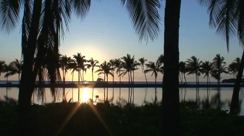 Anaeho umalo sunset 2 Stock Footage