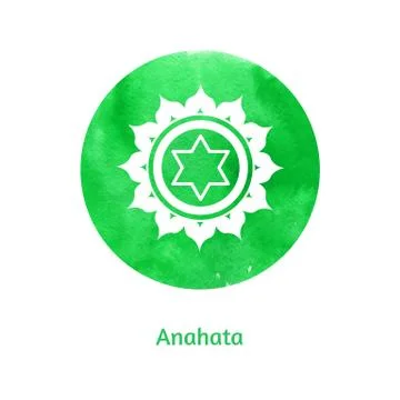 Anahata chakra Stock Illustration
