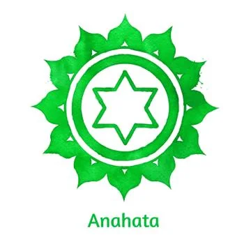 Anahata chakra Stock Illustration