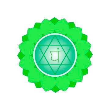 Anahata chakra Stock Illustration