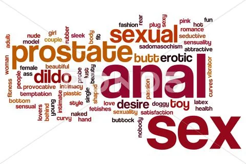 Anal Sex Word Cloud Concept