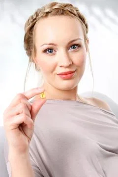 Analgesic tablet Stock Photos