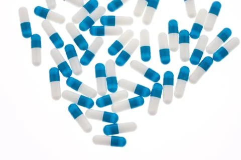 An analgesic tablets capsules Stock Photos