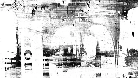 Analog Analog Grunge Texture Visual Stock Footage 300080852