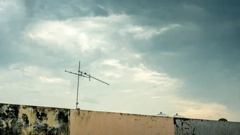 Analog antenna Stock Footage 134819671