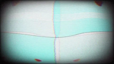 Analog Broadcast Glitch Texture Loop Stock Footage 322604360