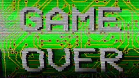 Analog capture game over pcb Stock Footage 90294945