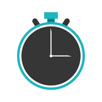 Analog chronometer icon Illustrazione stock