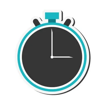 Analog chronometer icon Stock Illustration