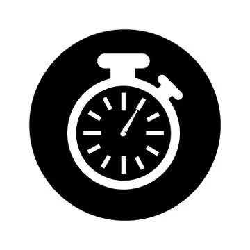 Analog chronometer icon image Stock Illustration