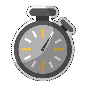 Analog chronometer icon image Stockillustratie