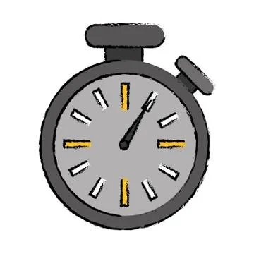 Analog chronometer icon image Stock Illustration