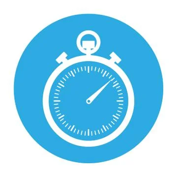 Analog chronometer icon image Illustrazione stock