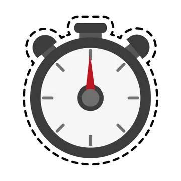 Analog chronometer icon image Stock Illustration