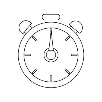 Analog chronometer icon image 스톡 일러스트