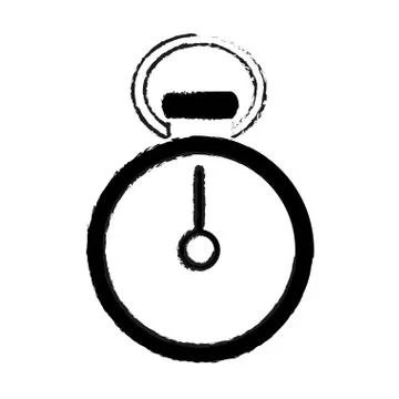 Analog chronometer icon image Stockillustratie