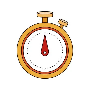 Analog chronometer icon image Stock Illustration