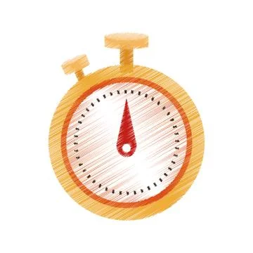 Analog chronometer icon image Stockillustratie