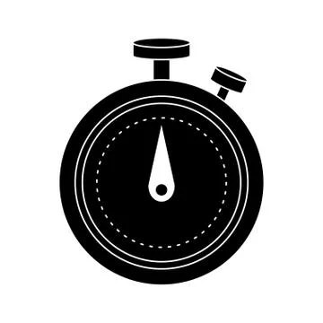 Analog chronometer icon image Stock Illustration