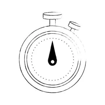 Analog chronometer icon image Stock Illustration