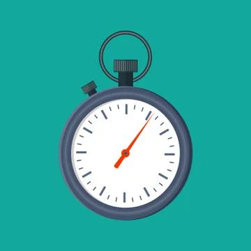 Analog chronometer timer counter, Illustrazione stock